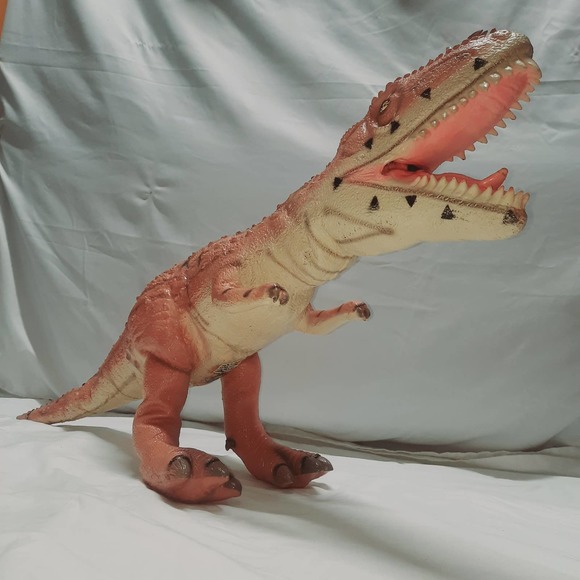 Disney Toys Vtg Disney Dinoland Animal Kingdom 39 Trex Soft Latex
